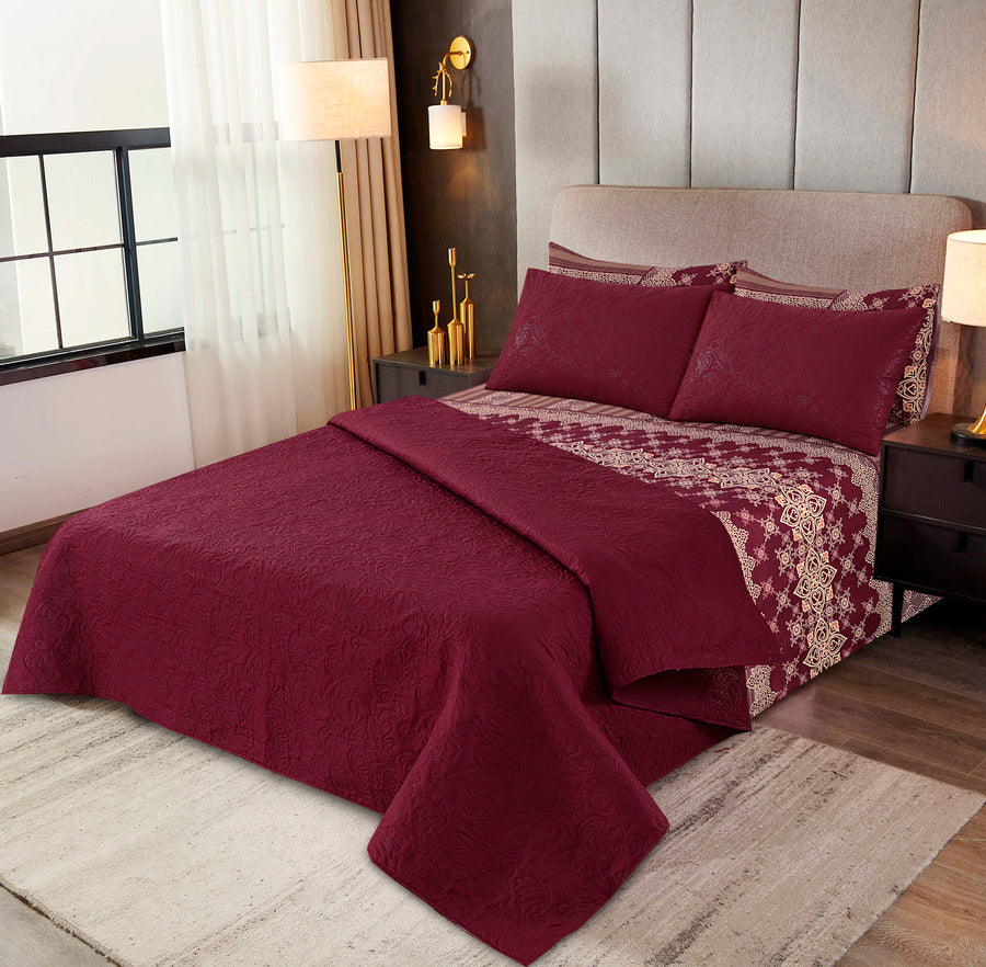 KingSoft Cotton 6-Piece Comforter set