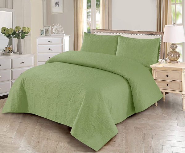 3-Piece Silken Dreams Trio King size bedspread
