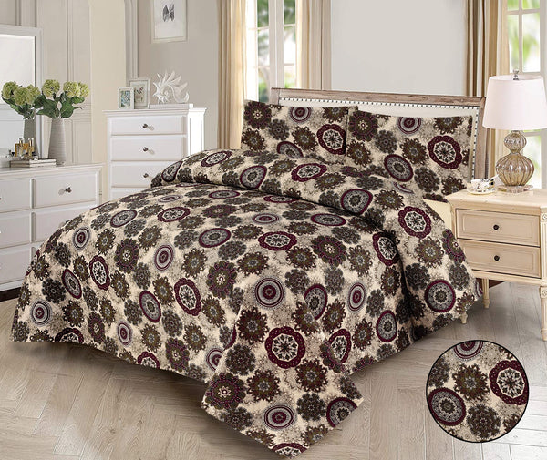 Chic Comfort: 3 piece Printed Bedspread Trio