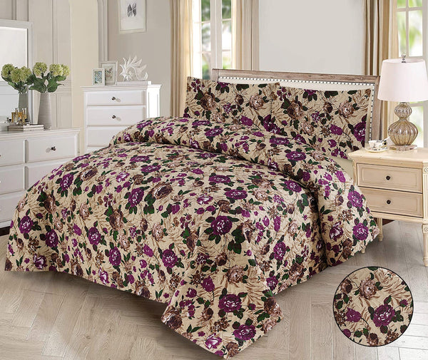 Chic Comfort: 3 piece Printed Bedspread Trio