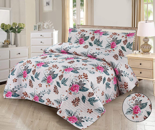 Cotton Harmony: Printed Bedspread Trio